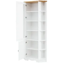 Home Affaire Eckvitrine HOME AFFAIRE "Trinidad", gold (weiß honigfarben), Schränke, Höhe 188 cm, FSC zertifiziertes Massivholz