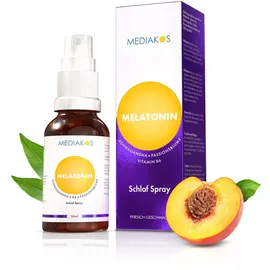 Melatonin Ashwagandha Mediakos Schlaf Spray Vegan