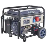 BullMach AMBRA 12000 E-3 - Benzin-Stromerzeuger mit Rädern mit AVR-Regelung 8.5 kW - Dauerleistung 7.8 kW - 400V