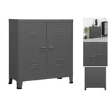vidaXL Industrial Anthrazit 90x40x100 cm Stahl