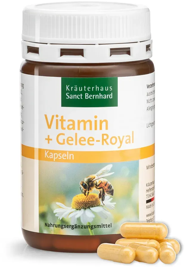 Vitamin Capsules with Royal Jelly - 50 g