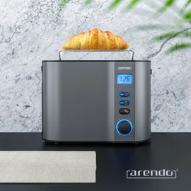 Arendo MANHA Toaster Grau