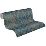 A.S. Création Vliestapete BxL: 53 x 10,05 cm, Türkis – tuerkis