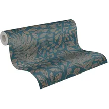 A.S. Création Vliestapete BxL: 53 x 10,05 cm, Türkis – tuerkis