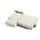 Fun Möbel Ecksofa Sofa mit Schlaffunktion VOGAR Stoff Monolith Ecru Ottomane Links - Beige