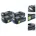 Akku Set 4x 18 3 0 Akku 18 V 3 0 Ah 3000 mAh Li-Ion 4x 577658 mit Ladestandanzeige