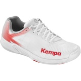 Kempa Wing 2.0 Handballschuhe Damen weiß/rot-EU 43 - UK 9