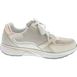 Gabor Damen Sneaker Frauen Halbschuhe,Wechselfußbett,Sportschuhe,Freizeitschuhe,Turnschuhe,Laufschuhe,oasi/Ivory Kombi,39 EU / 6 UK