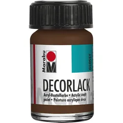 Marabu 113039040 Marabu Decorlack Acryl Mittelbraun 040, 15 ml