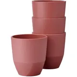 Mepal Silueta Becher 200 ml 4er Set Vivid Mauve
