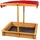 Tectake Holzsandkasten Emilia mit verstellbarem Dach Rot