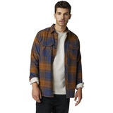 Fox Traildust 2.0 Flannel Button-Down-Shirt, Blue, S