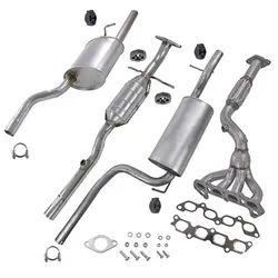 Bestprice Schalldämpfer Set +Kat +Krümmer für Ford