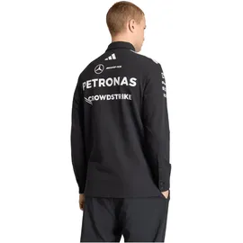 adidas Langarm-Polo Schwarz XS