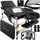 Kesser KESSER® Massageliege klappbar & höhenverstellbar 3 Zonen Massagebett Massagetisch Kosmetikliege Therapieliege Aluminium + 10x Gesichtsauflage mit Kopfstütze Armlehnen & Tasche