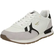 Pepe Jeans Brit Supra Herren Weiß/Grau/Schwarz 40