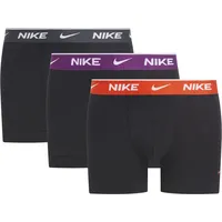 Nike Herren 3er Pack - schwarz/orange/lila/grau - M