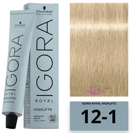 Schwarzkopf Professional Igora Royal Highlifts 12-1 spezialblond cendré 60 ml