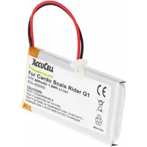 AccuCell Akku passend für den Cardo Rider Q1, Scala Rider Q1, Q3, Scala Rider Q3, FM, Solo Akku WW452050PL, WW452050PL_C, Cardo Louis Special Edition