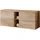 Lomadox Waschtischunterschrank 4 Auszüge 141 x 60 x 46 cm Braun