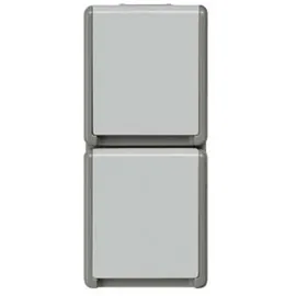 Siemens Schuko-Steckdose 2-fach Grau