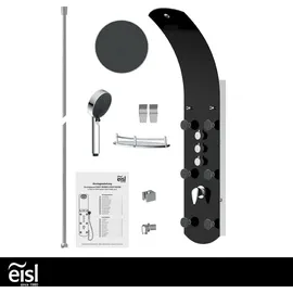 Eisl Duschpaneel KARIBIK Schwarz