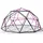 veska Klettergerüst Dome Climber grau/rosa