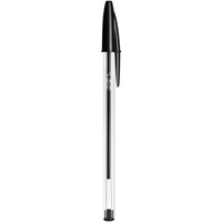 Bic, Schreibstifte, Einwegkugelschreiber Cristal Strichstärke: 0,32 mm Schreibfarbe: schwarz (Schwarz, 50 x)