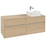 Villeroy & Boch Collaro Waschtischunterschrank | für Aufsatzecken rechts | Breite 1400 mm##Für Collaro (560 x mm) Ohne .. C04700VJ