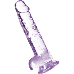 Naturally Yours - Crystalline Dildo, 17,7 cm, lila