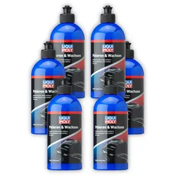 6x 500ml LIQUI MOLY 21761 Lackpolitur Polieren & Wachsen für mittlere Kratzer