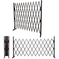 Mendler Absperrgitter 300 x 153 cm Braun/Metall