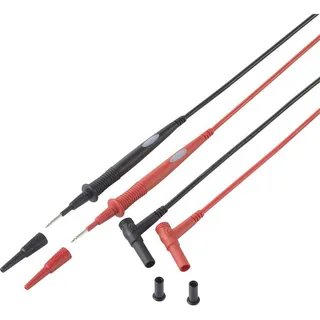 VOLTCRAFT Sicherheits-Messleitung 1.00 m Schwarz, Rot MS-7