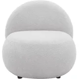 INOSIGN Sessel INOSIGN "Mithras II Cocktailsessel", grau (hellgrau), B:73cm H:76cm T:75cm, 93% Polyester, 6% Acryl, Sessel, Bouclé oder Fellimitat; Lieferzeit nur ca. 2 Wochen