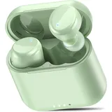 TOZO T6 Mini Bluetooth Kopfhörer 5,3 Kopfhörer Kabellos Bluetooth, 50 Std Tiefer Bass In Ear Ohrhörer mit Ladeetui, APP Steuerung, IPX8 Wasserdicht, ENC Noise Cancelling Kopfhörer - Grün