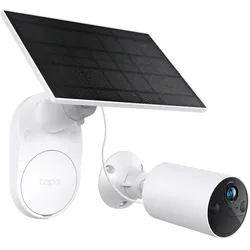 TP-Link Tapo C410 KIT Überwachungskamera mit Solarpanel 2K 2304x1296, 3MP, IP65 Wetterschutz, Nachtsicht in Farbe, Zwei-Wege-Audio
