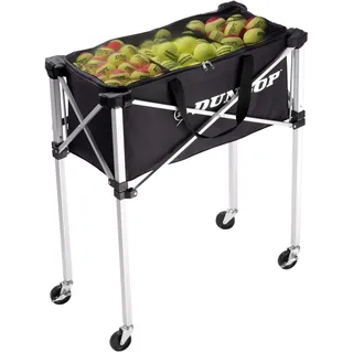 Dunlop Unisex – Erwachsene Foldable Teaching CART 250 Balls Balltürwagen, Schwarz
