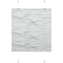 GARDINIA Plissee Katy Wave 70 x 130 cm weiß