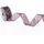 Deko AS GmbH Dekoband Polyester Wellenmuster Bordeaux 40 mm x 10 m