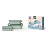 Mepal Cirqula rechteckig flach nordic sage