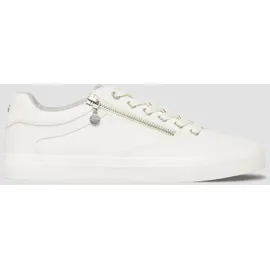 s.Oliver Sneaker Reißverschluss Weiß Damen 38