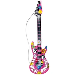 Flower-Power Gitarre aufblasbar - OS