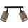 Brilliant Cheval 2flg. schwarz gold Metall 2x D45, E14, 28 W