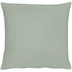 Dekokissen APELT "TOSCA Leinen - Uni", grau (grau, unifarben), B:48cm L:48cm, Leinen, Dekokissen_Sitzkissen_Kissenhüllen, Kissenhülle mit Füllung, 1 Stück