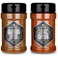 Ankerkraut Smoking Zeus BBQ Rub, 200g & Texas Chicken BBQ Rub, 230g