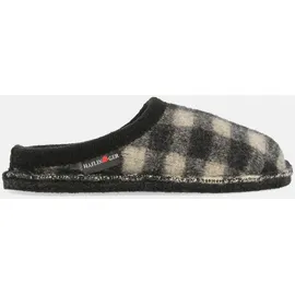 HAFLINGER Flair Plaid Pantoffeln Weiß 40