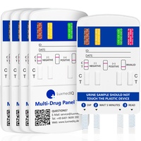 5x LuxmedIQ Drogenschnelltest für 8 Drogenarten - Urin Drogentest Multi Testkassette 5 St