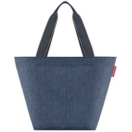 Reisenthel Shopper M herringbone dark blue