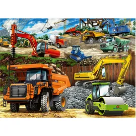 Ravensburger Kinderpuzzle 100 XXL Teile - Fahrzeuge auf der Baustelle