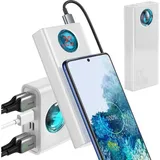 Baseus Amblight Powerbank 65W 30000mAh 4xUSB, USB-C, - 30000 mAh,
